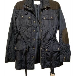 🆕Banana Republic Navy Quilted Utility Jacket